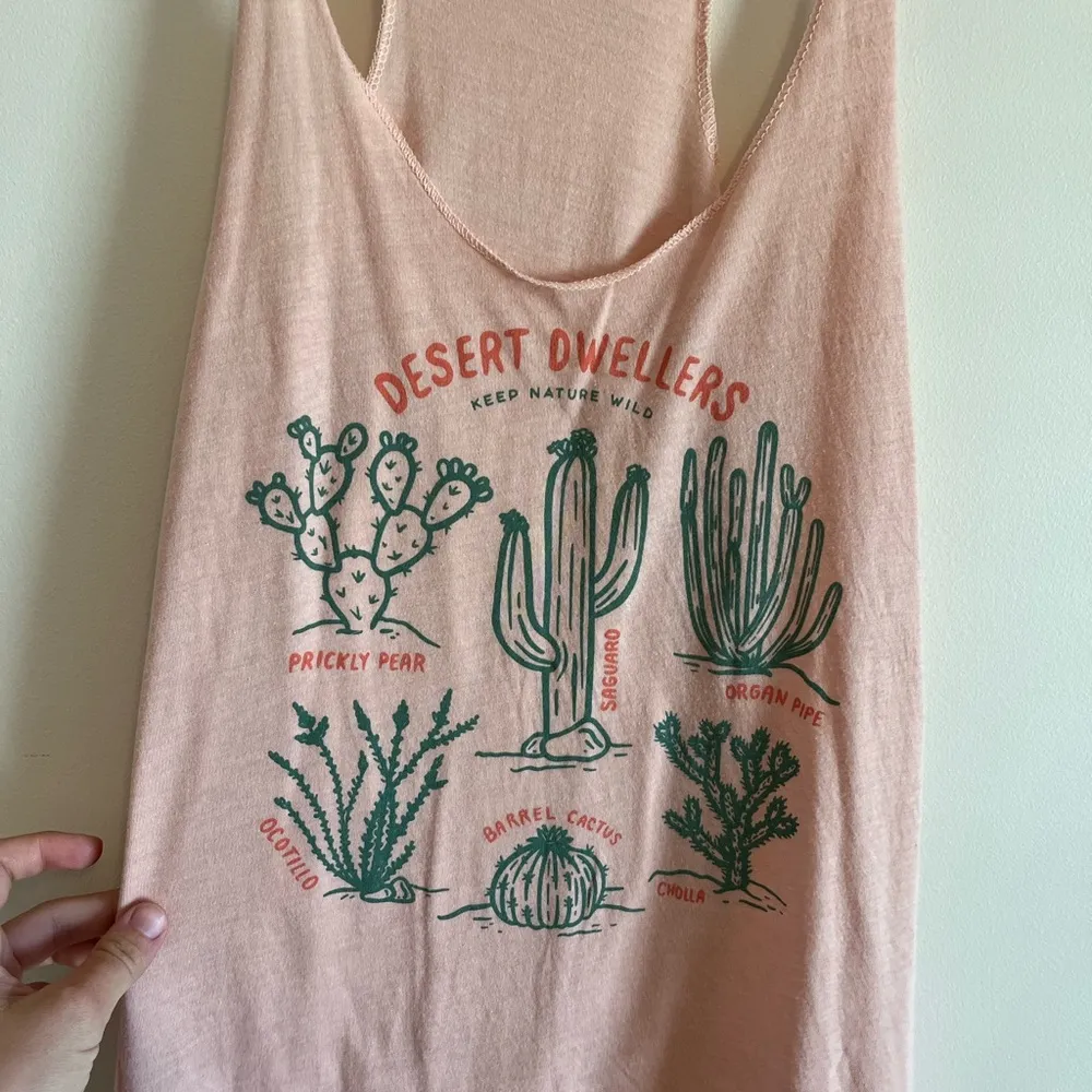Keep Nature Wild Desert Dwellers Cacti Tank Top - Image 5