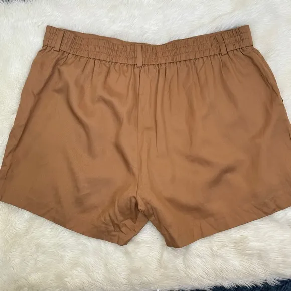 Torrid Studio Linen Tobacco Brown‎ Shorts Size 22 - Image 4