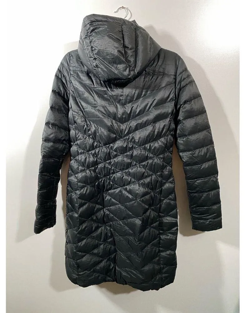Nike Cascade Hooded Tech Down Puffer Black Quilted Coat Women's Medium - Image 3