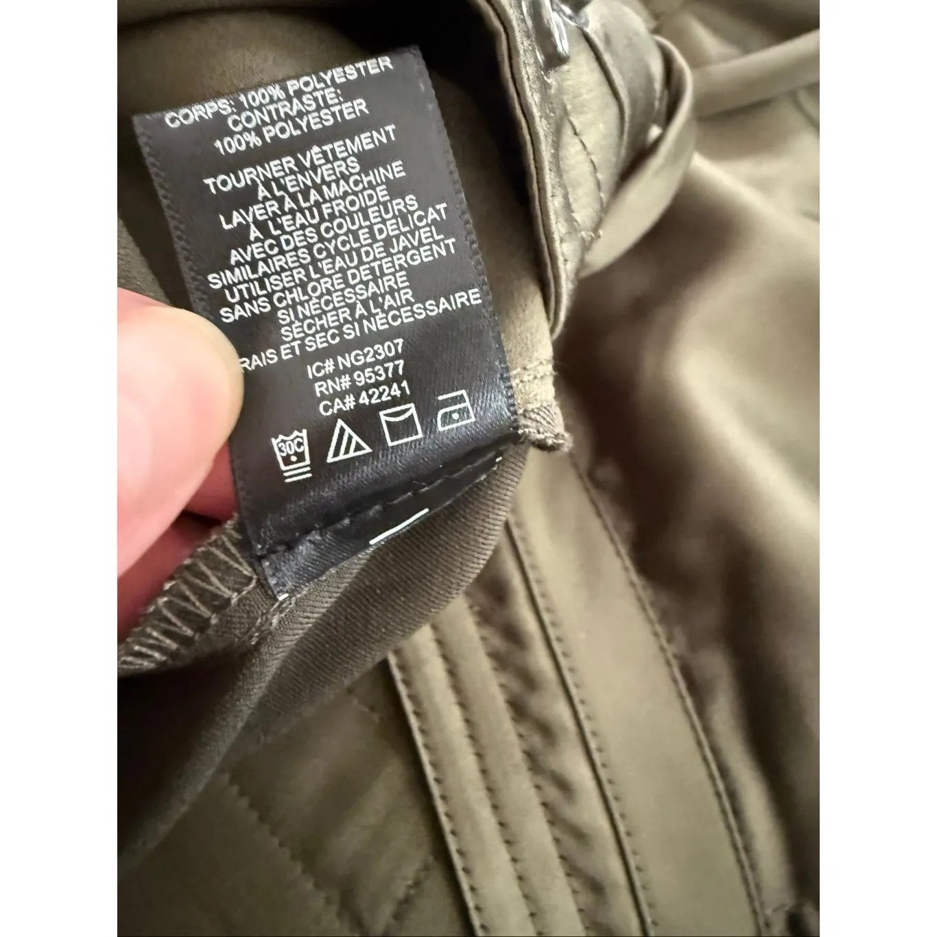 Anthropologie Sanctuary Satin Cargo Pants Wide Leg or Jogger Green 28 - Image 11