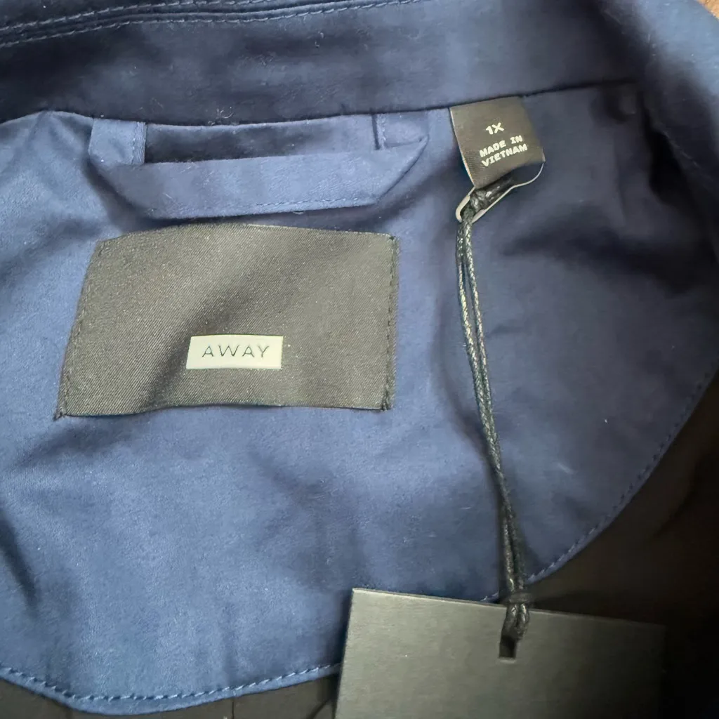 NWT Away The Utility Jacket Size 1X Blue - Image 3