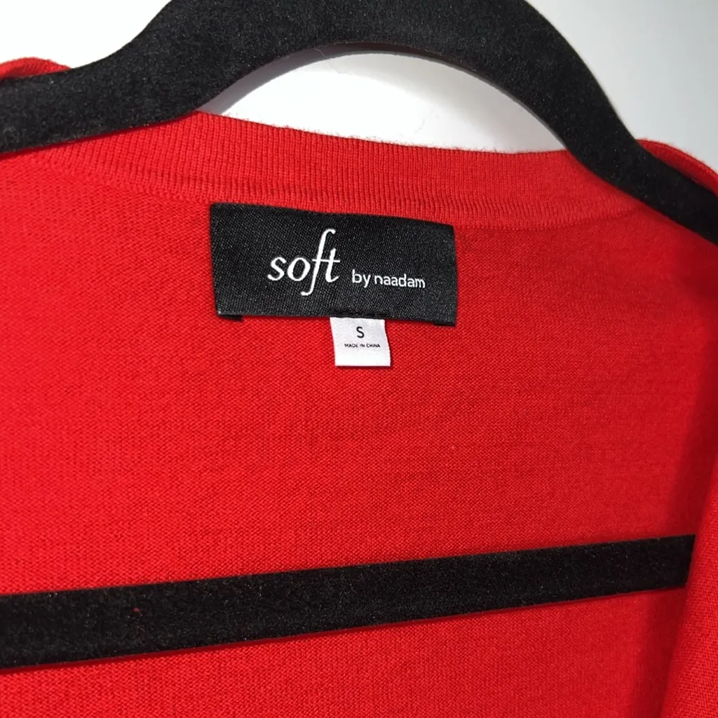 NWOT Soft x Naadam Cotton Cashmere Cropped Cardigan - Image 4