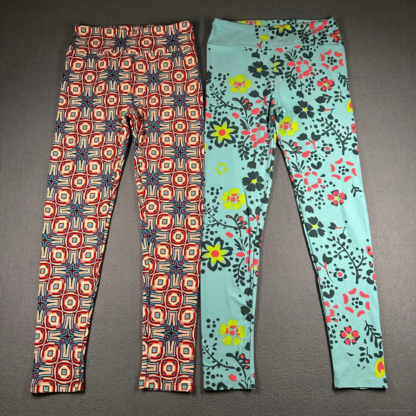 LuLaRoe Leggings Women One Size Lot of 16 Many Prints Halloween Valentines Solid - Image 11