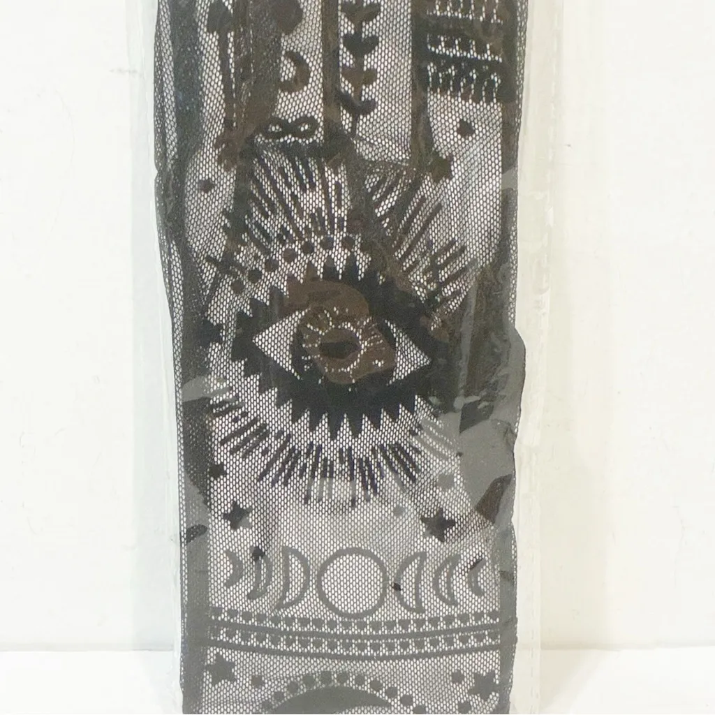 Gothic Manic Black Lace FORTUNE TELLER GLOVES One Size NEW - Image 3