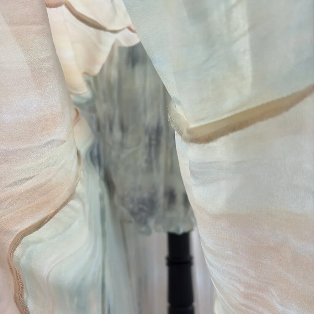 New Young Fabulous & Broke Elie Trapeze in Buttercup Picnic Wash Maxi Dress Sz M - Image 11