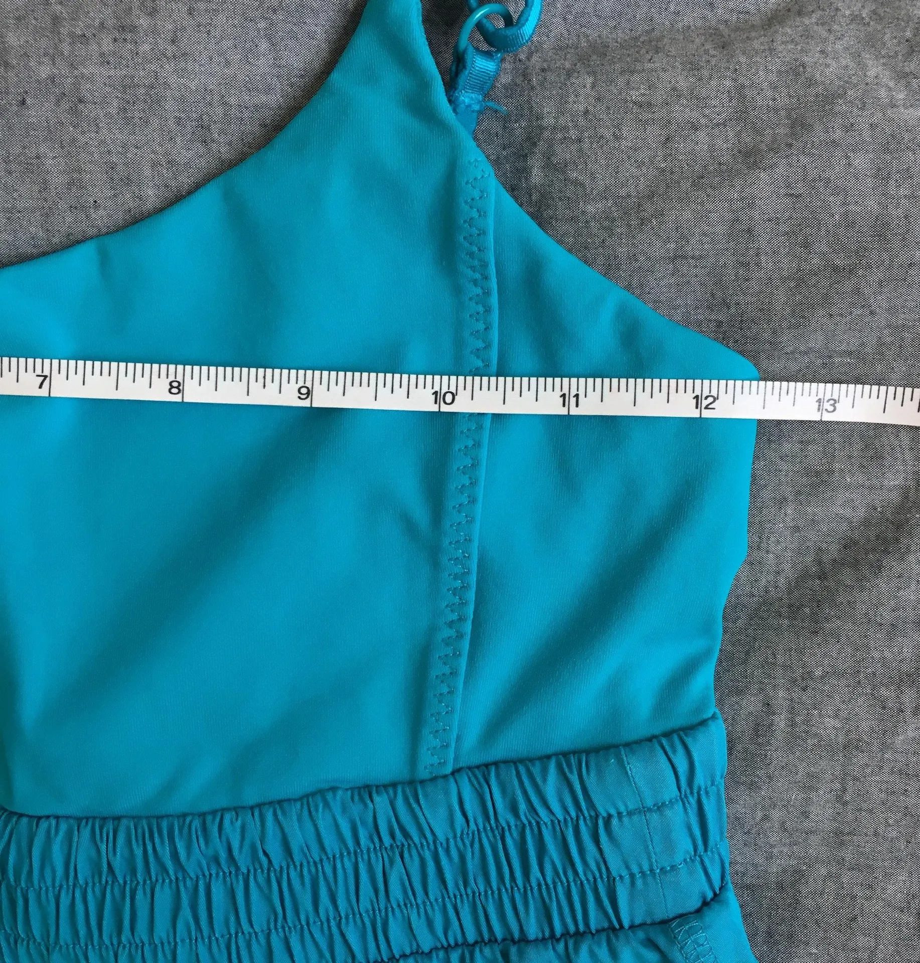 Bliss Athletic Tank Top Teal Blue - Image 6