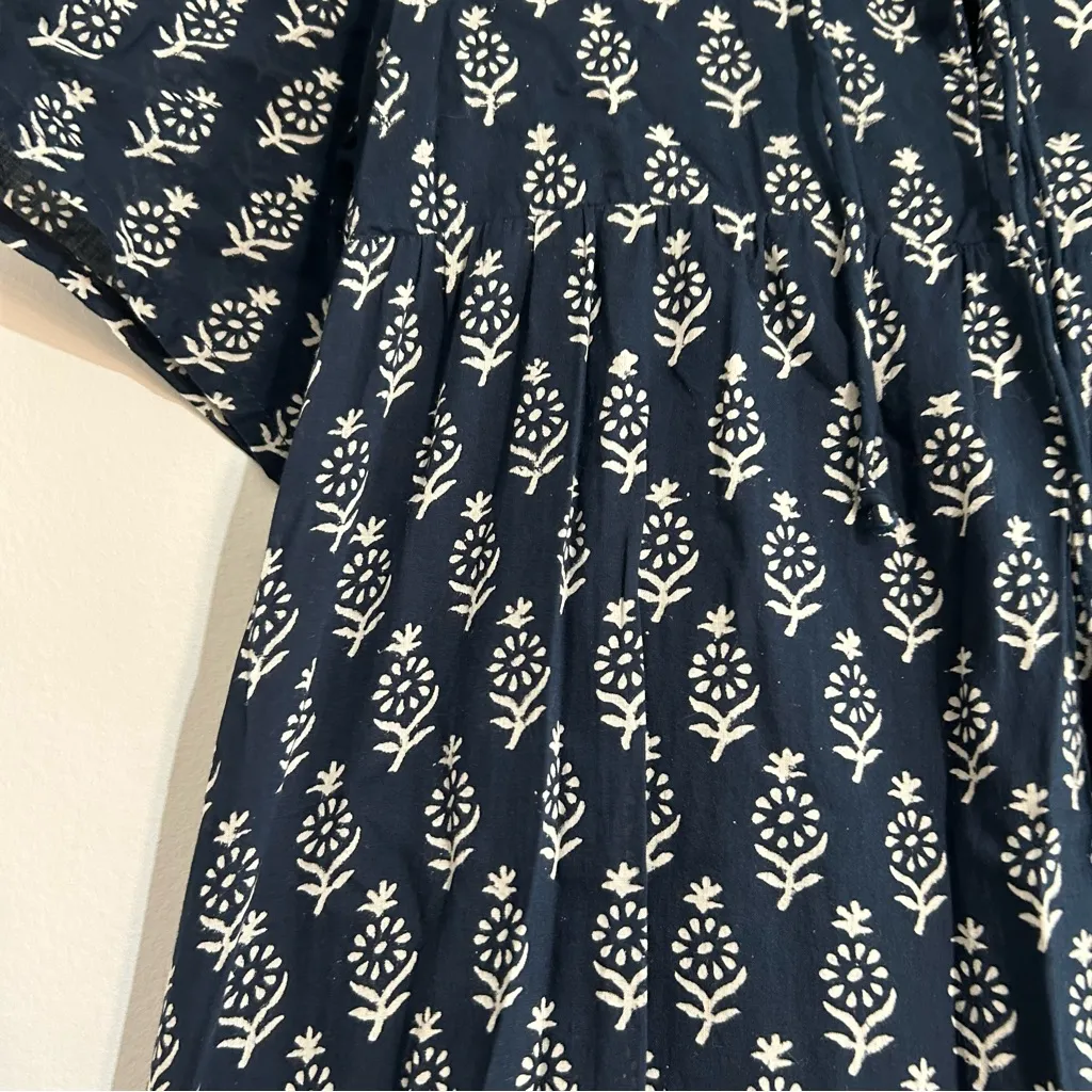 Emerson Fry India Collection Isla Dress 2 Marguerite Blue Organic Size XS/Small - Image 4