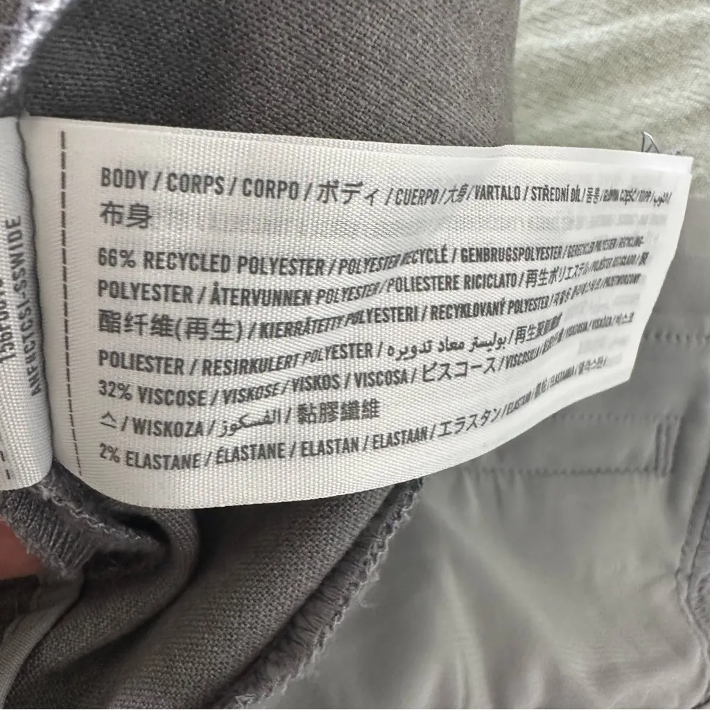 Abercrombie & Fitch Women’s Gray Straight Leg Trousers Curve Love 6/28 Short/P - Image 4