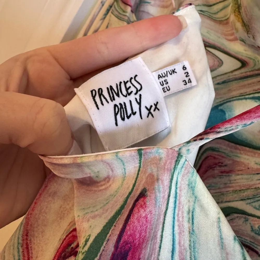 Mini satin dress - Image 3