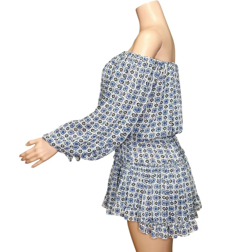 NEW MISA LOS ANGELES Zonia Mini Dress, Scorpios Tile, Small - Image 9