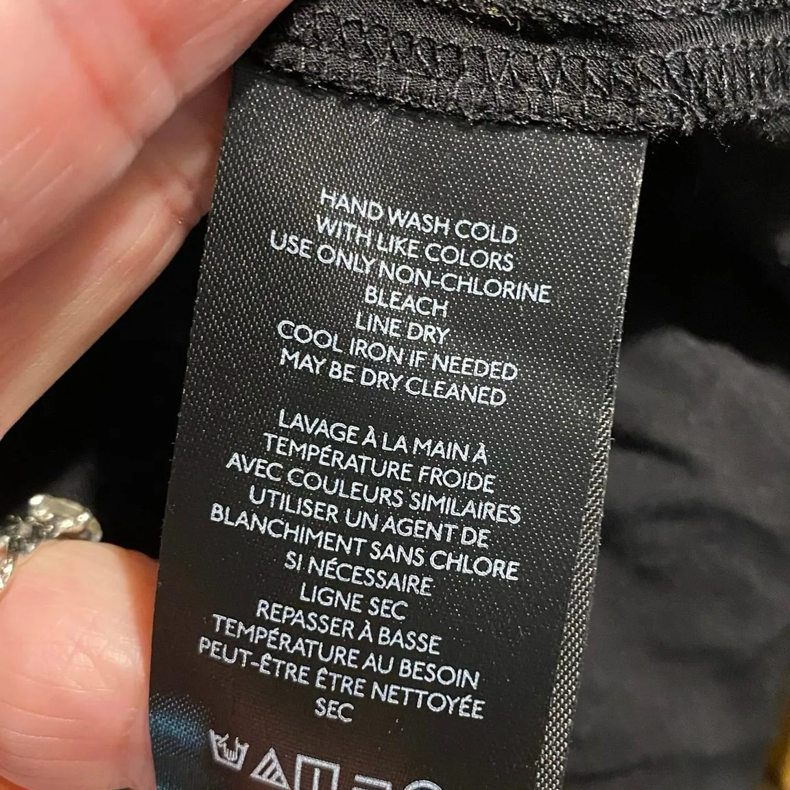 BHLDN Anthropologie Size S Matine Satin Lace Bridal Short Robe Black Silky - Image 7