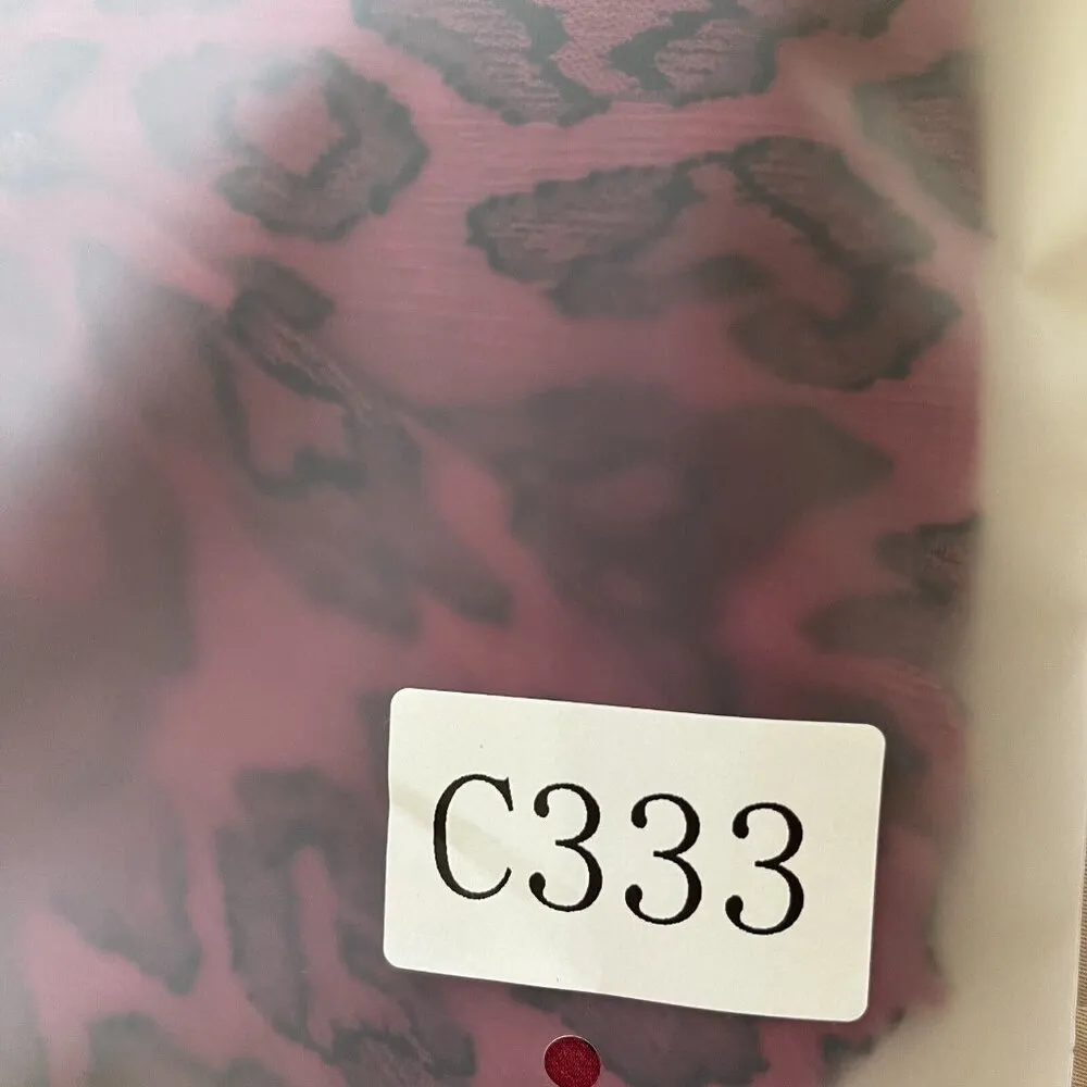 NWOT $345 Iro Women's Pink Tuba Crossover Leopard Print Blouse Top Size 40 - Image 8