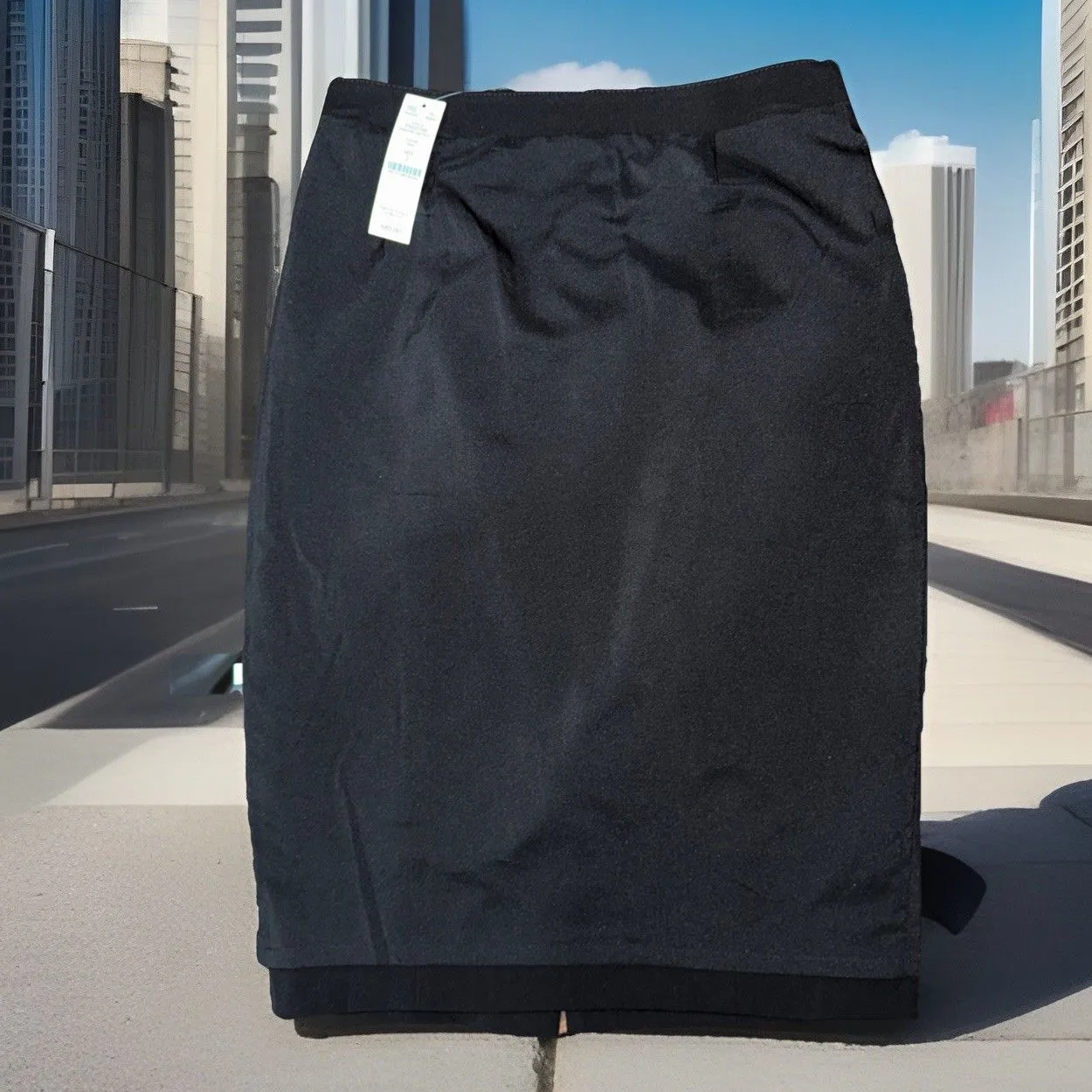 NWT White House Black Market Sz2 Seasonless Logo Pencile Skirt Career Office $89 - Image 4