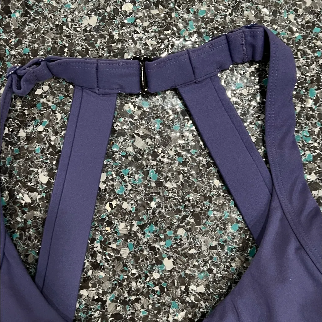 Heathyoga Purple Athletic Tennis Dress W/ Shorts, Pockets Women's Small - Image 3