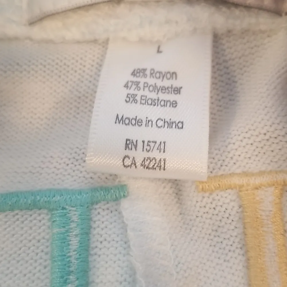 💕PJ SALVAGE💕 Bride Embroidered Pajama Shorts ~ Powder Blue Large L NWT - Image 13