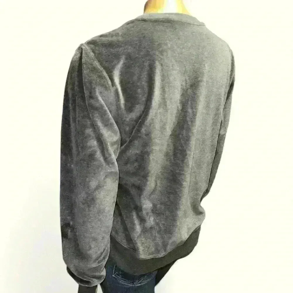 Ralph Lauren women’s Crewneck Sweatshirt | Heather Gray | Casual Long Sleeve SP - Image 12