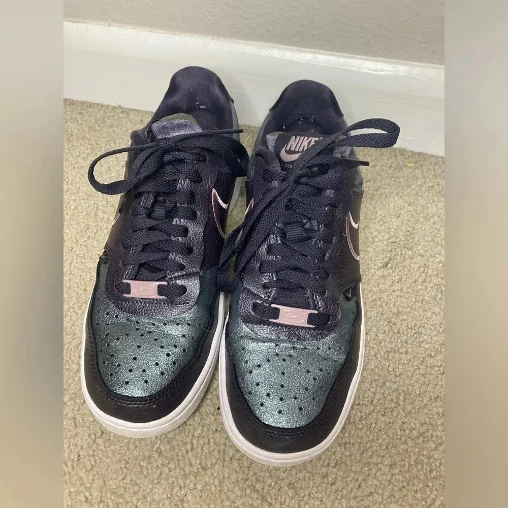 Nike Women’s Court Vision Low Premium in Cave Purple Size 8 - Image 3