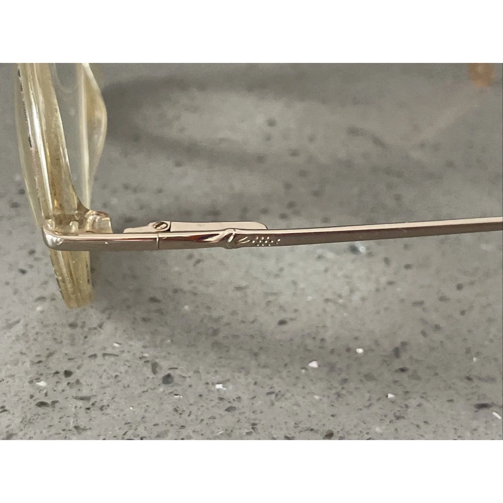 Gloria Vanderbilt 751 Eyeglass frames only Zyloware 097 55-14-140mm Full rim VTG - Image 4