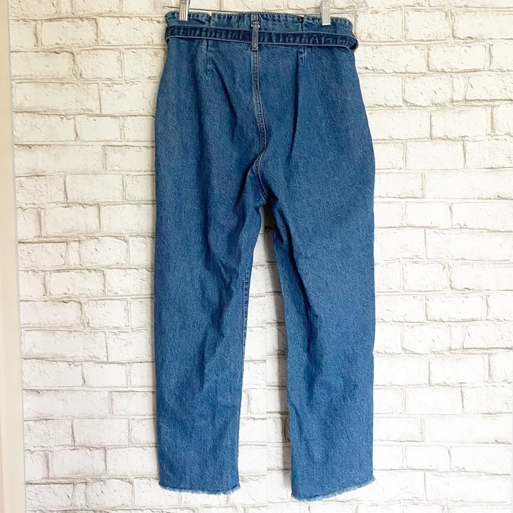 Garage Paperbag Mom Jeans in 80s Acid Wash 9 - Image 6