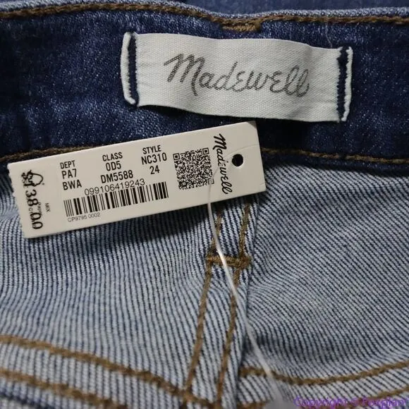 NEW Madewell 9" Mid-Rise Skinny Jeans in Orland‎ Wash: TENCEL™ Denim 24 - Image 12