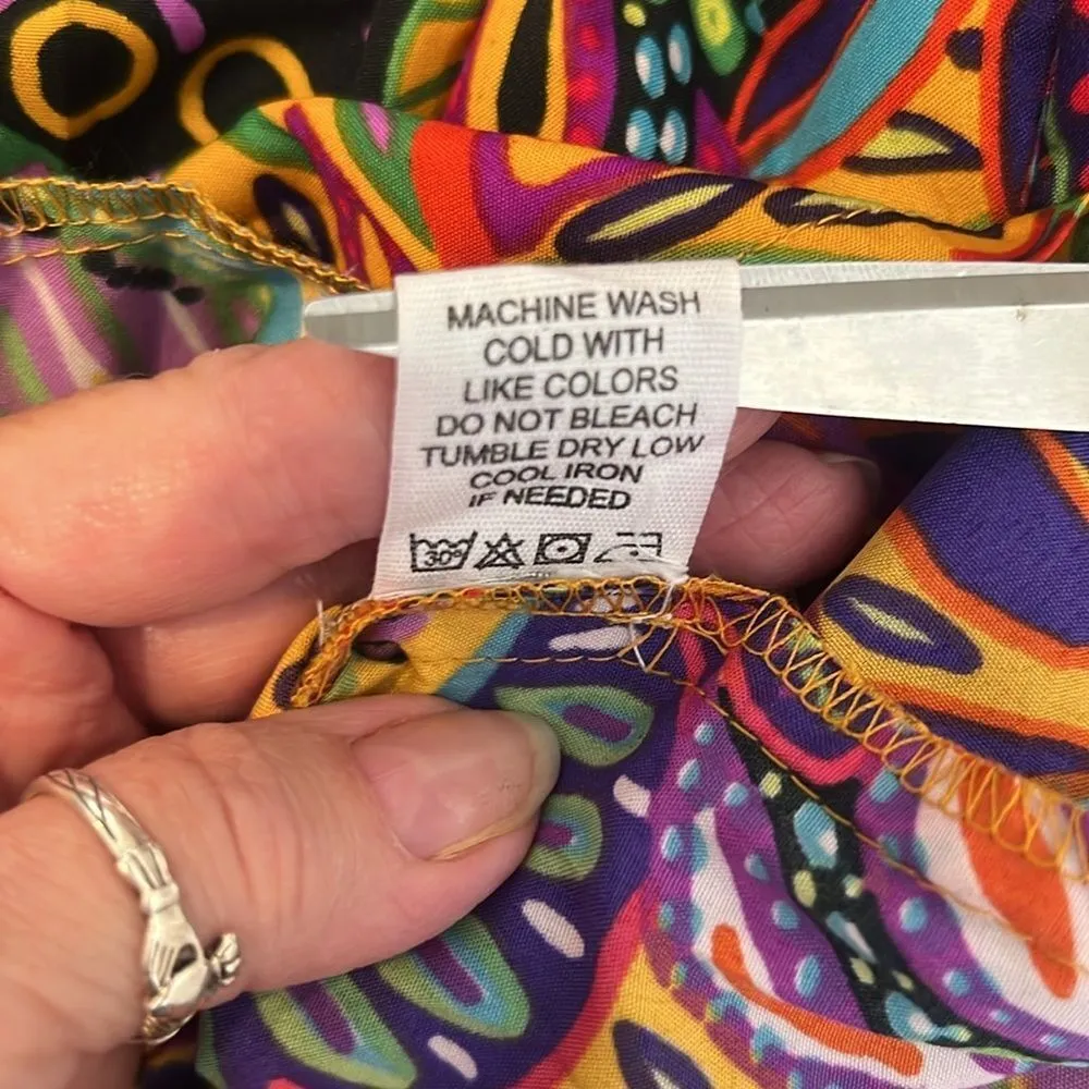 NWT Live 4 truth szS Colorful Leaf Print Two-Piece shorts with tube top set - Image 6