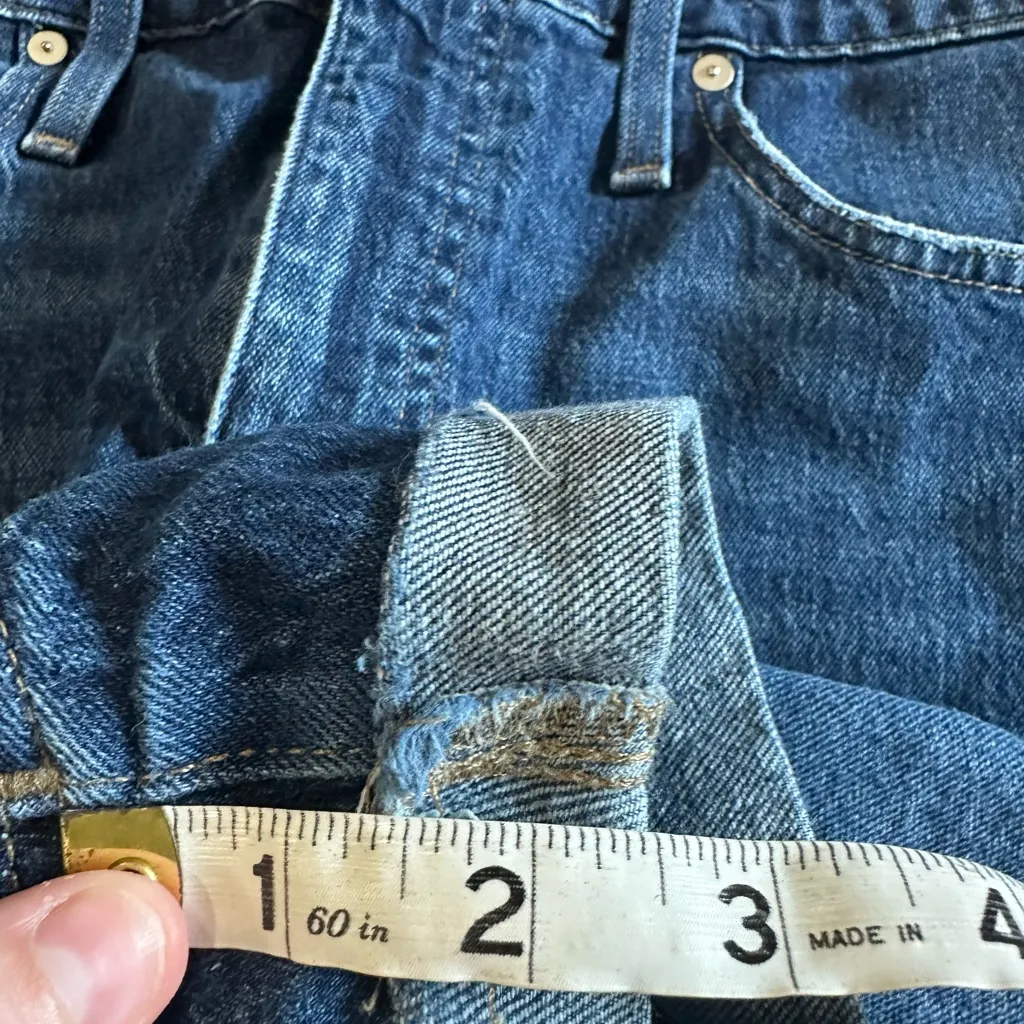 Madewell Curvy High-Rise Denim Shorts in Canterdale Wash size 32 AJ244 - Image 10