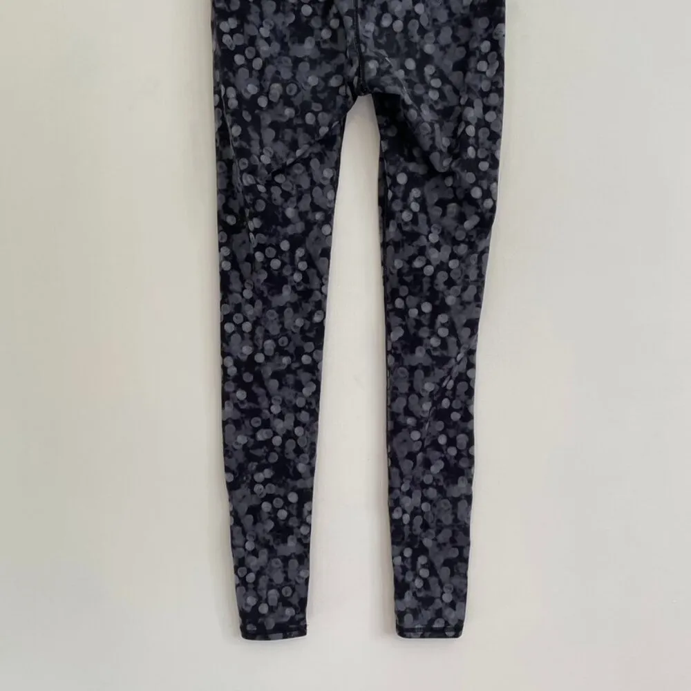 ATHLETA Dot Chaturanga Tight Gray Black Printed Pull On Elastic Waist Leggings - Image 11