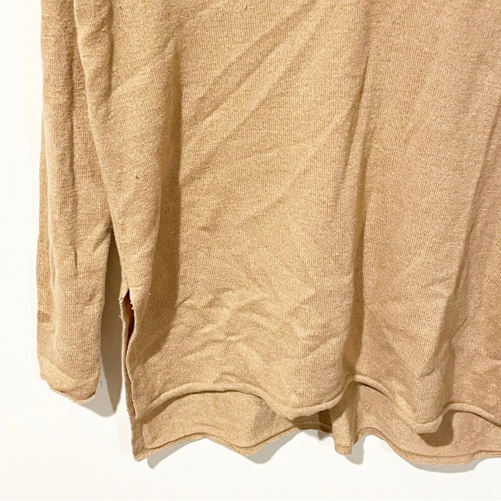 BABATON Womens Size XXS Light Brown V Neck Long Sleeve Thin Knit‎ Tunic Sweater - Image 2