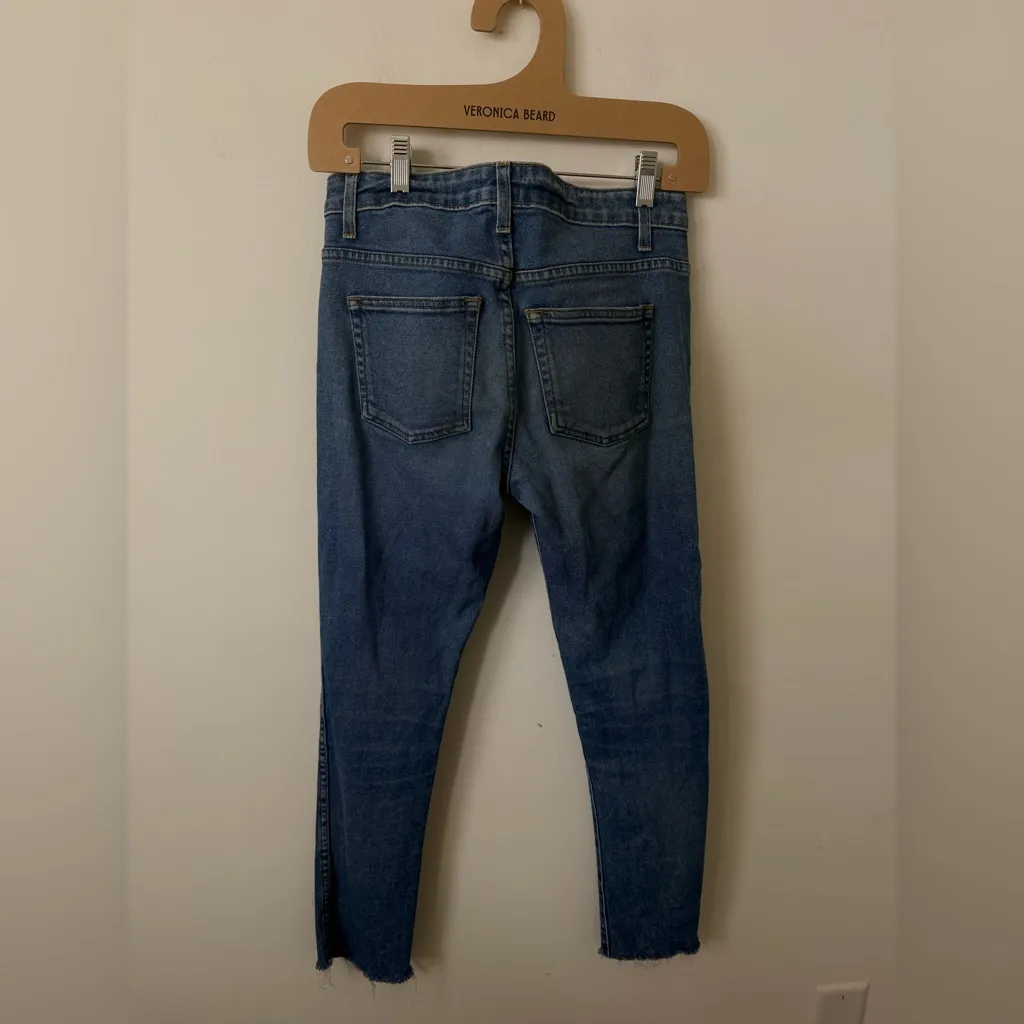 Khaite Alissa Frayed Hem Denim Jeans Women’s Size 26 - Image 6