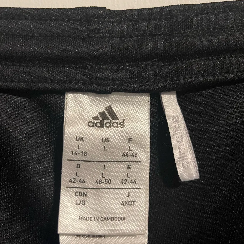 Adidas Black Performance Track Pants - Image 4
