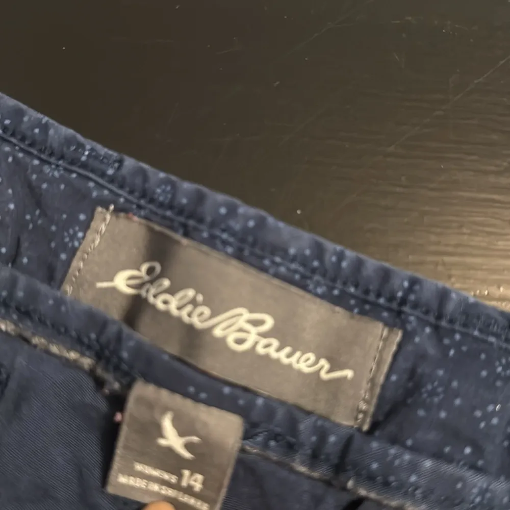 Eddie Bauer Blue Patterned Shorts - Image 3