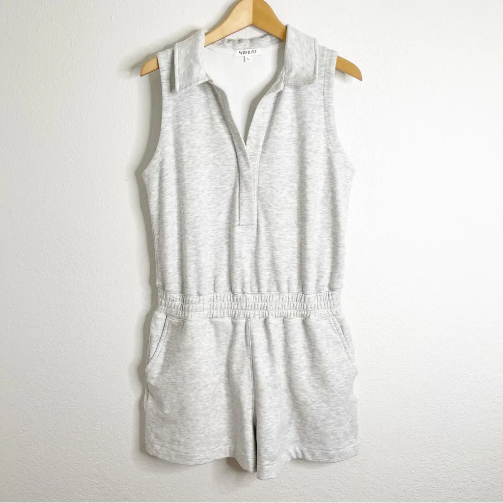 Wishlist Lounge Romper Gray Size Large - Image 2