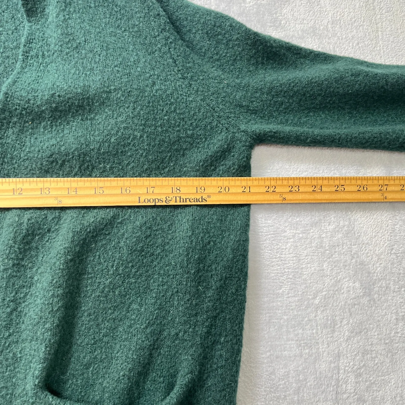 Madewell Kent Cardigan Sweater in Coziest Yarn Forest Green Medium Casual - Image 6