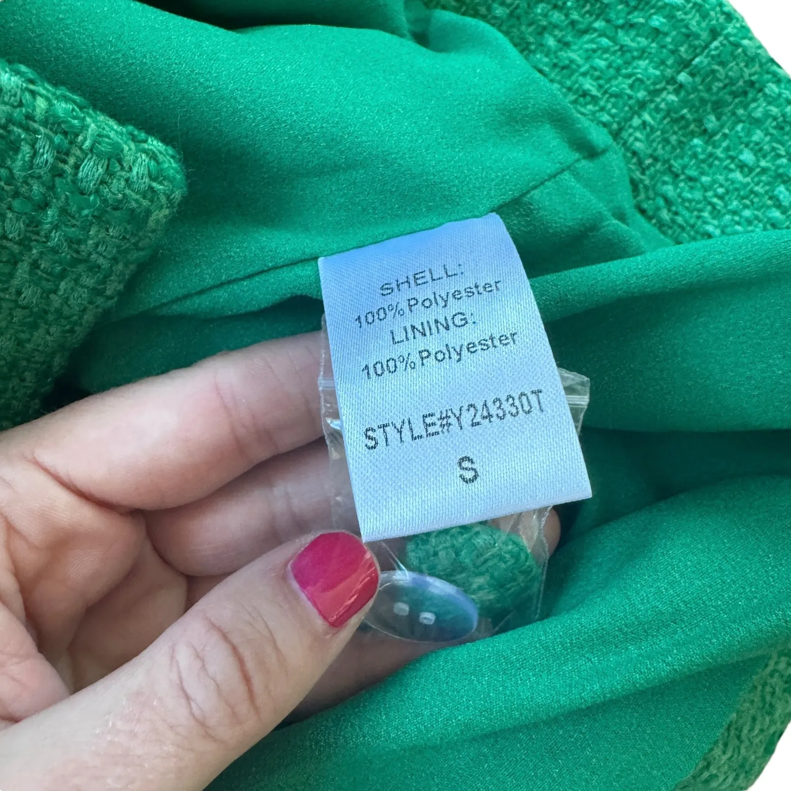 NEW Tuckernuck Pomander Place Green Tweed Dress - Image 8