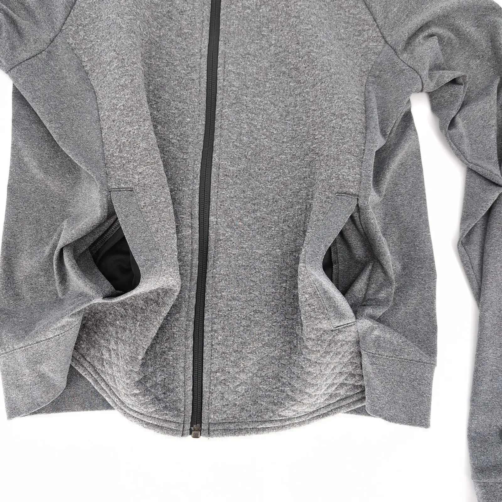 Columbia Women Polyester Gray Grey Full Zip Jacket with Pockets - Size S - EUC - Image 7