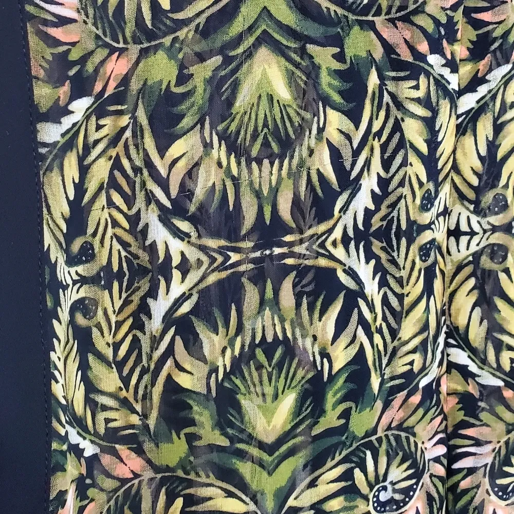 BCBGMaxAzria • Jungle Dream Printed Shift Dress Large - Image 11