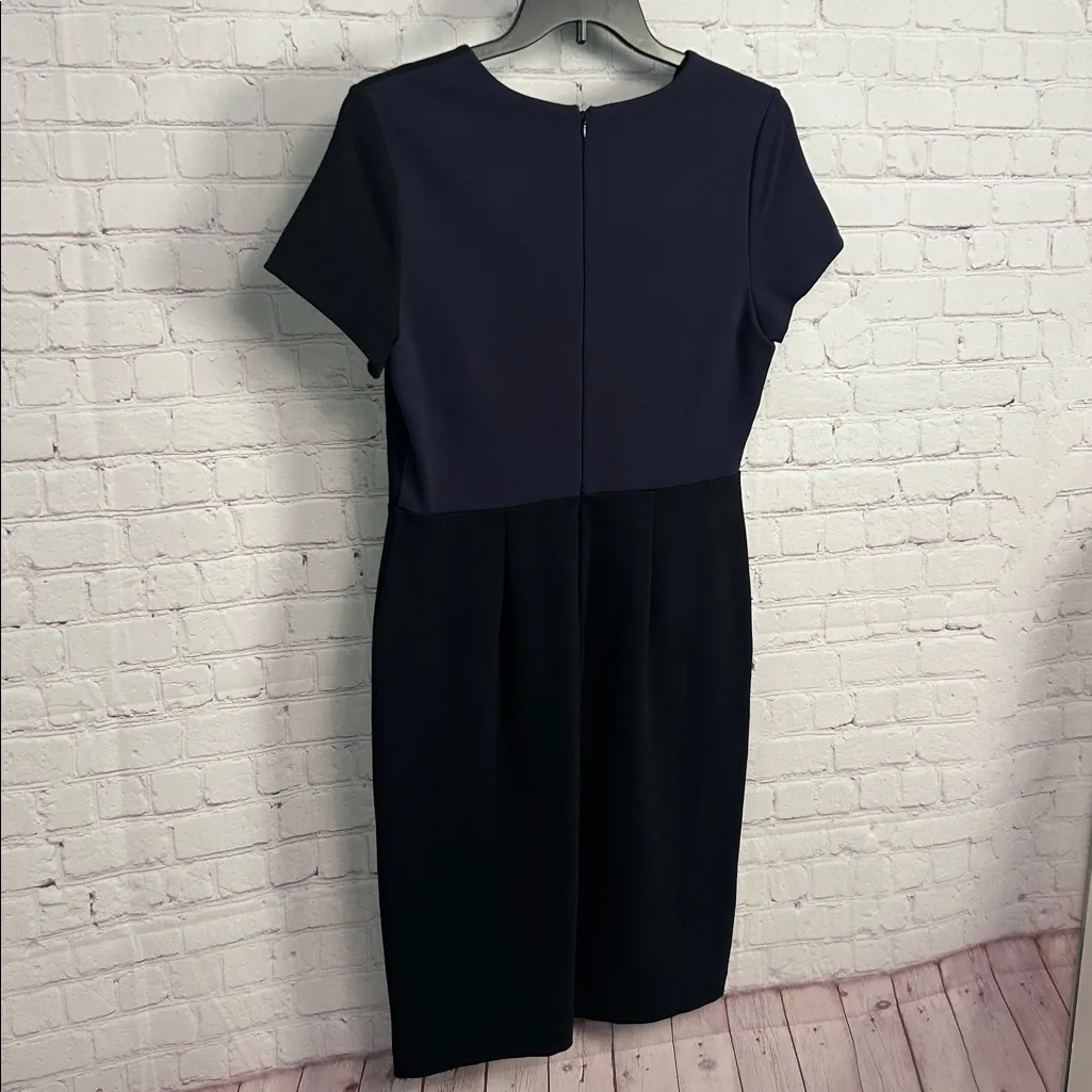 Ann Taylor New color block ponte knit  preppy midi dress shift size 10 chic - Image 8
