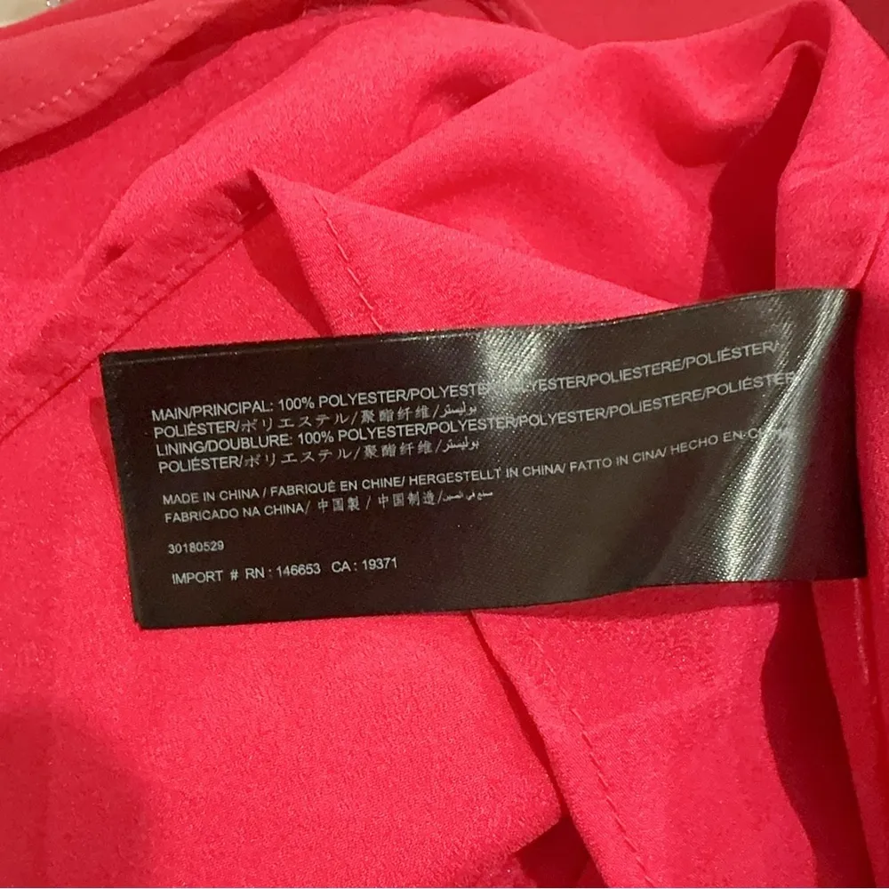 Keepsake Dreamlovers Asymmetric Draped Midi Dress in Magenta Size M NWT Purple Size M - Image 9