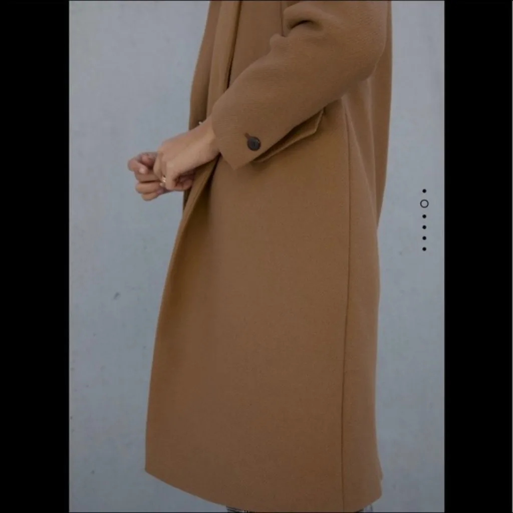 ZARA Woman Masculine Coat  sz Medium - Image 6