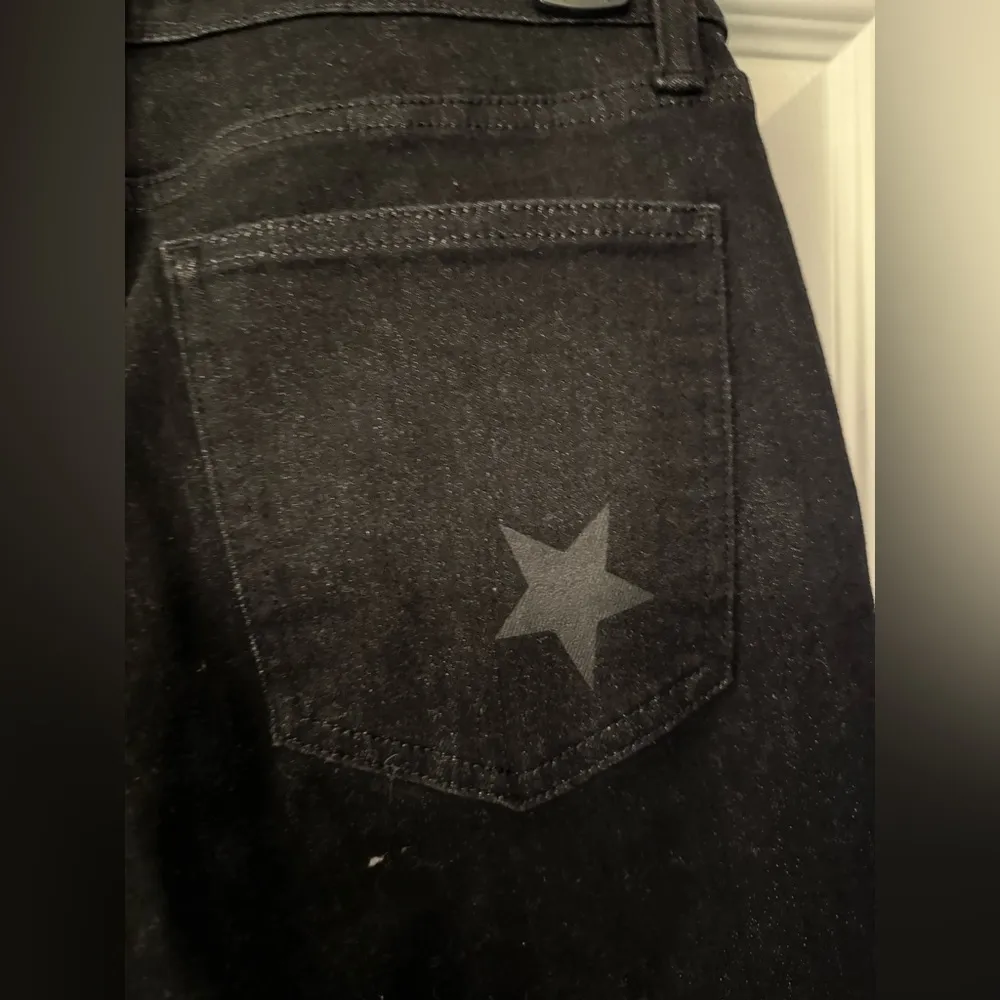 Current Elliott High Stars Waist Stiletto Women’s Black Jeans Size 27 - Image 13