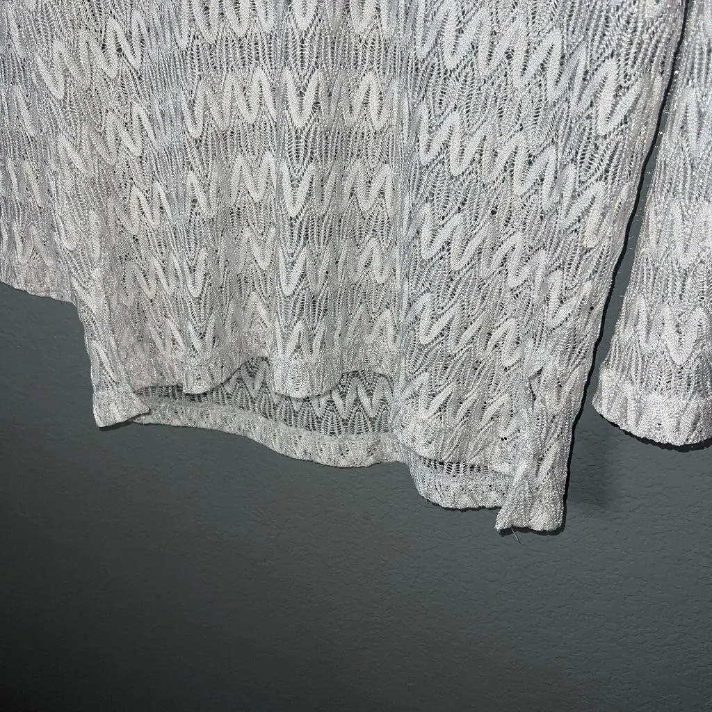 Ivory Open Knit V - Image 3