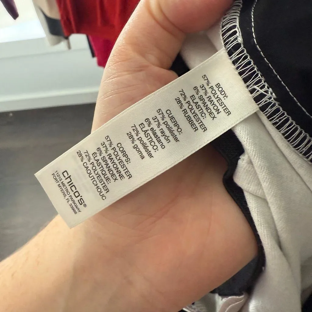 Fabulously Chico’s Women’s 2 Houndstooth Pull on Pants - Image 5