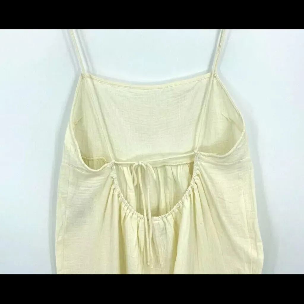 Shade & Shore Cream Maxi Swim Coverup with Side Slit - Image 6