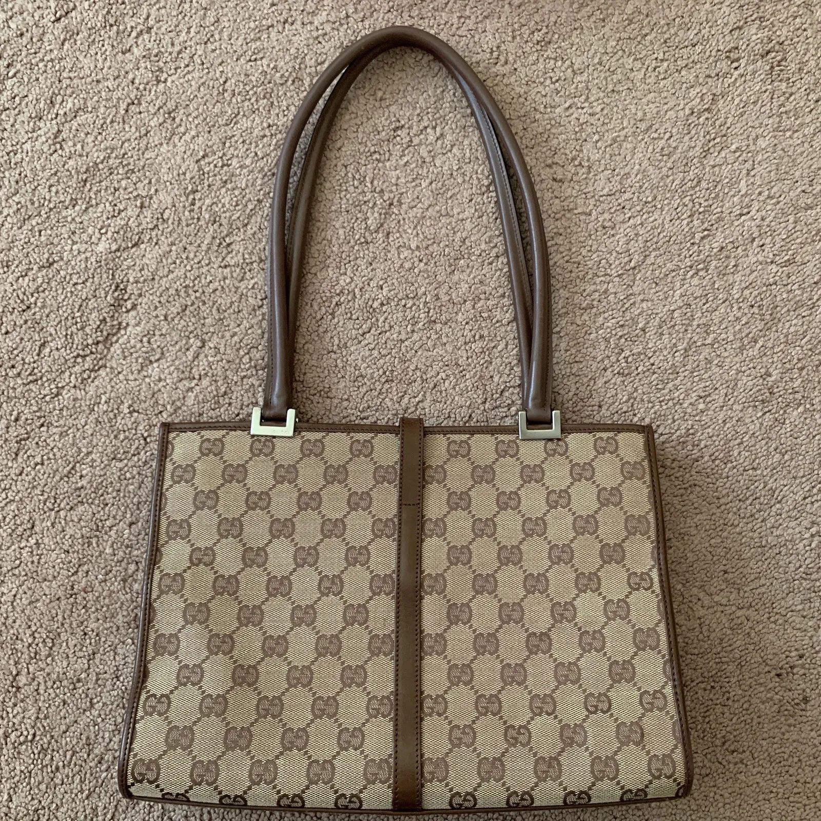 G1068 Gucci brown monogram Jackie bag - Image 3