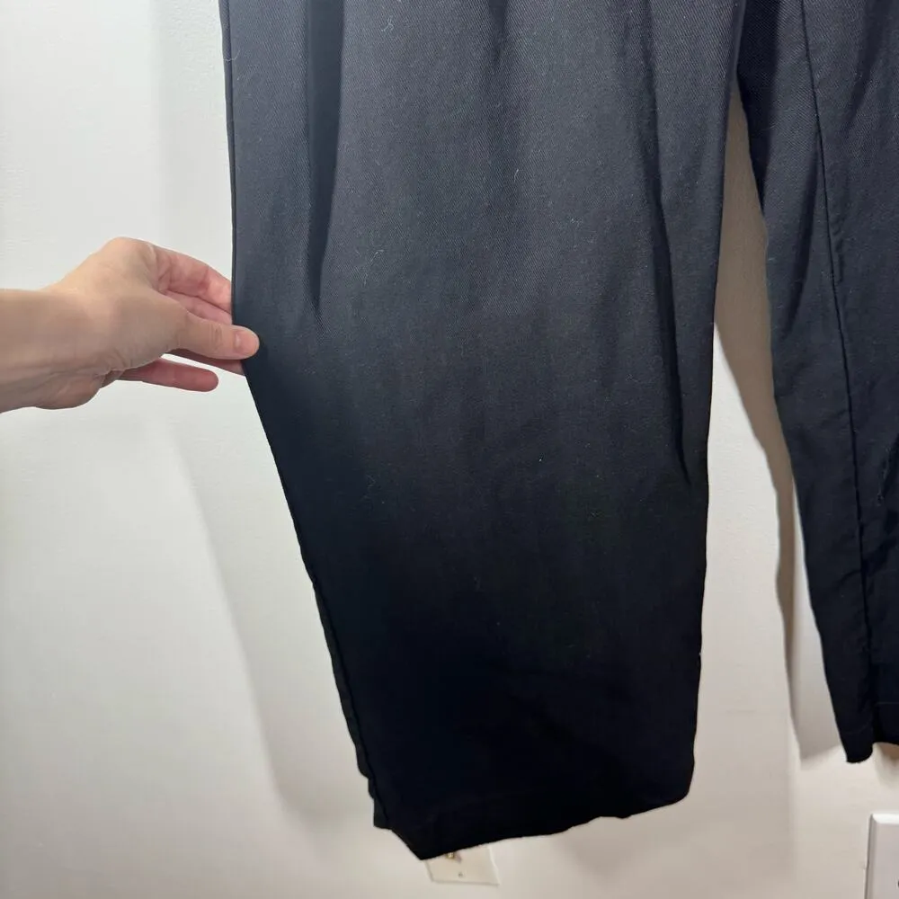 Free People Pant Women Black Size 6 Wide Leg Baggie Adjust Baggy Lyocell Relaxed - Image 6