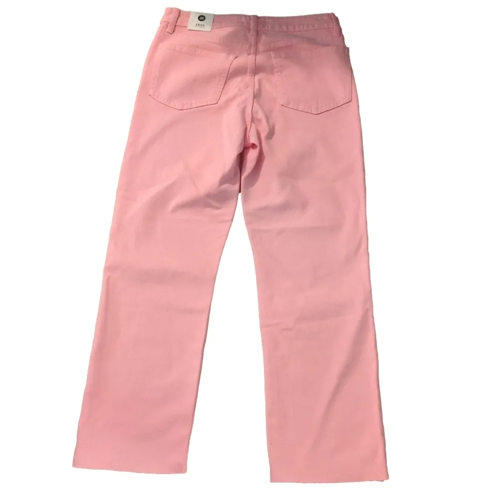 Just Black Denim Pink Lemonade Raw Hem Jeans Size 29 - Image 10