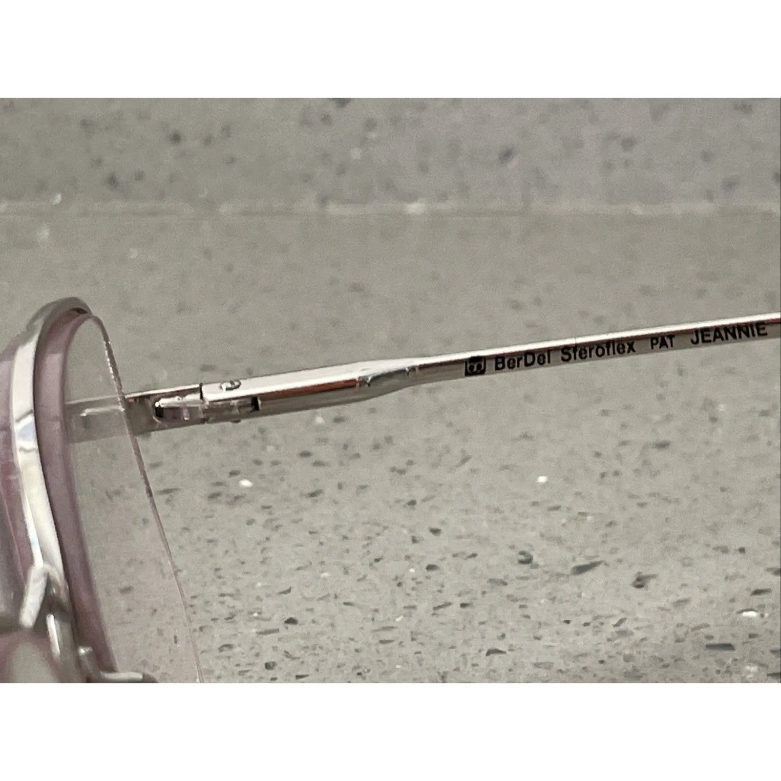 BerDel Sferoflex Eyeglasses Frames ONLY Jeannie Chomeblue Italy 51 - Image 6