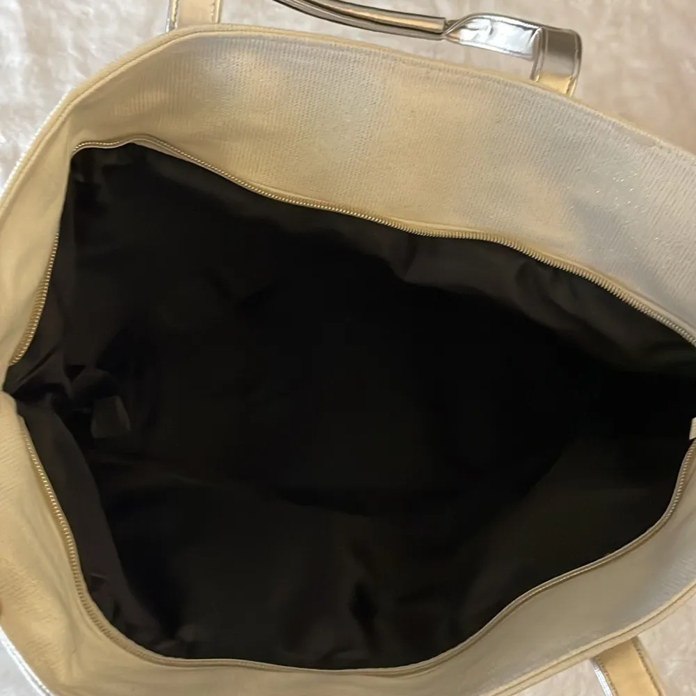 Victoria’s Secret’s Ivory gold Sequence Tote Bag - Image 9