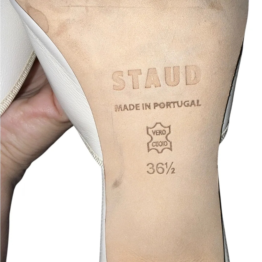 STAUD Otto 90 Mules in Smooth Leather - Image 8