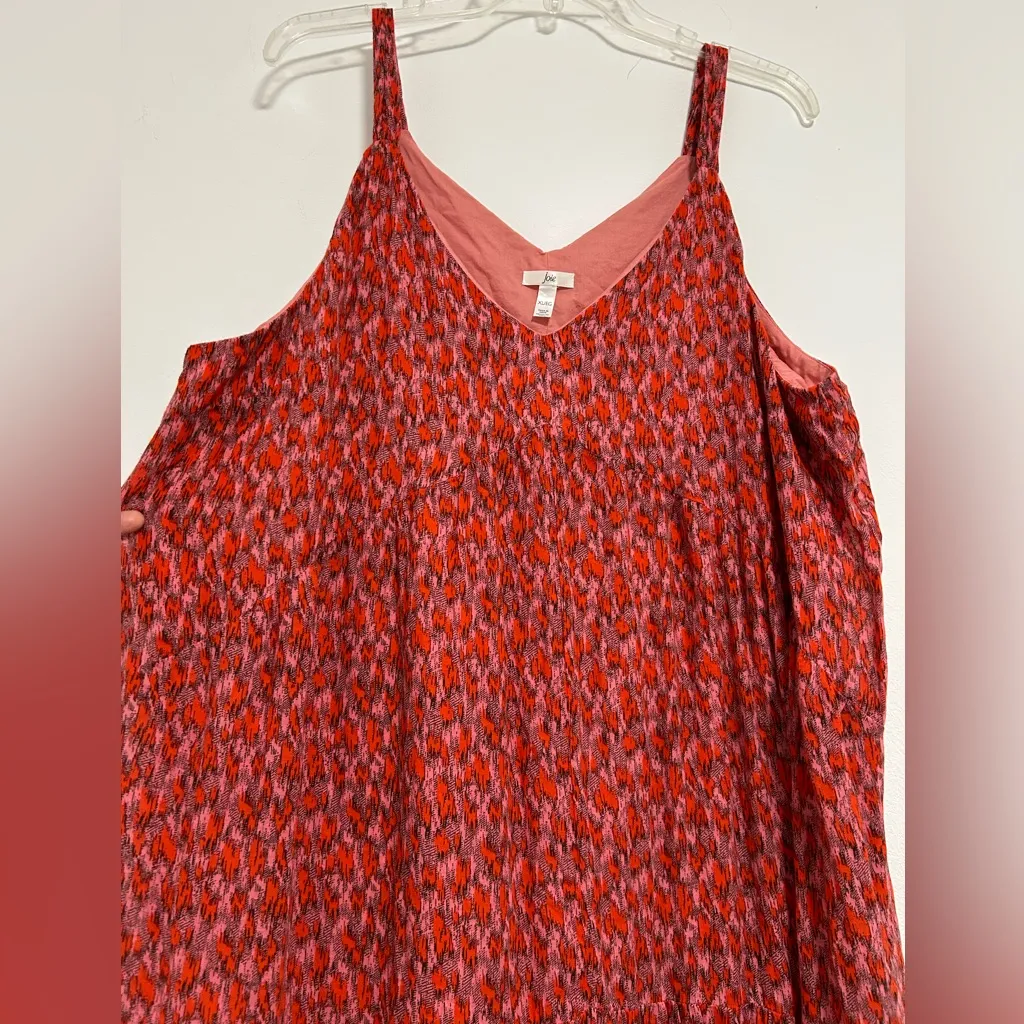 Joie Orange and red Patterned Maxi Dress - Image 7
